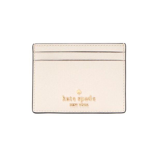 New Disney X Kate Spade New York Minnie Small Slim Card Holder Parchment Multi - Picture 2 of 4